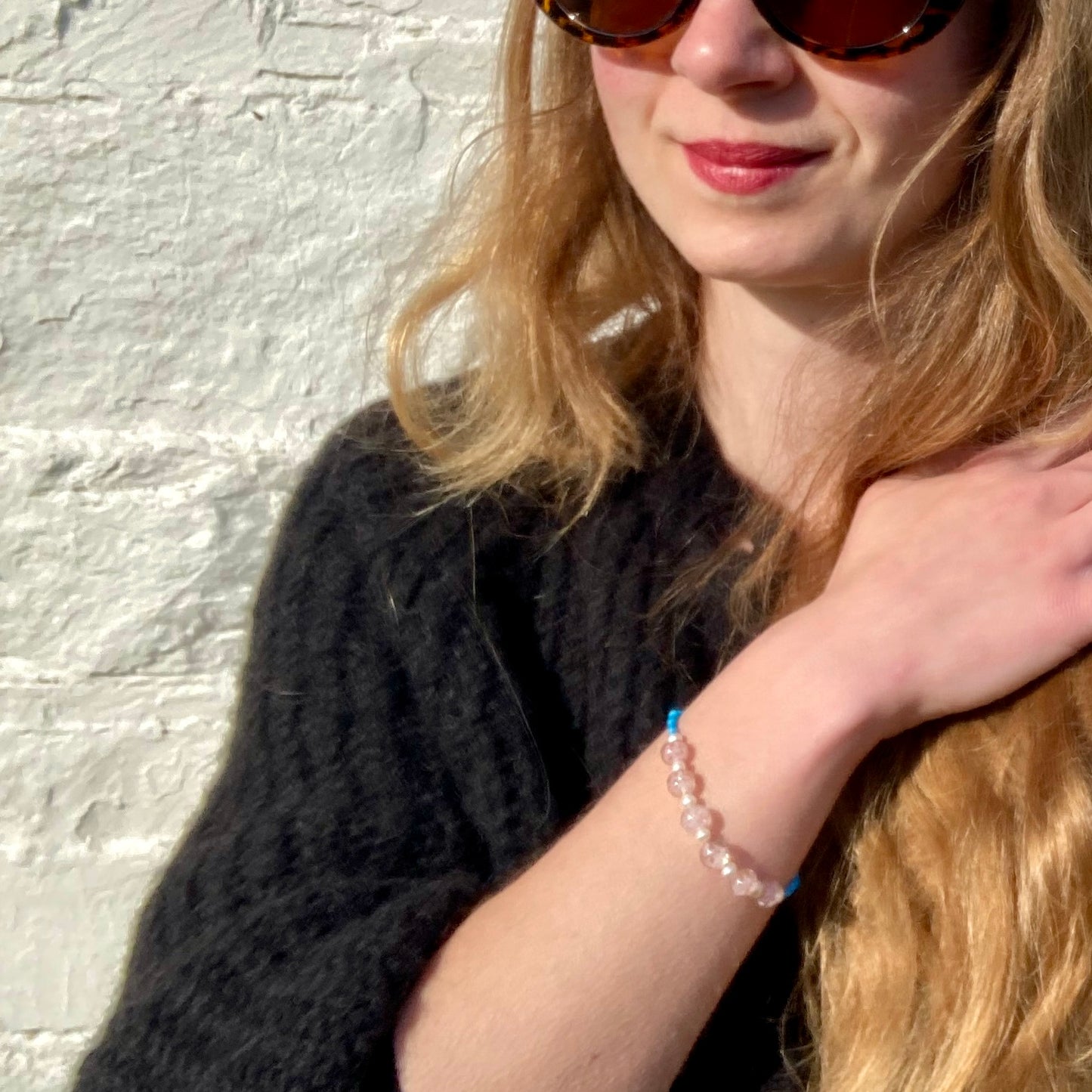 Ness Bracelet - AfricA (Blue and pink)